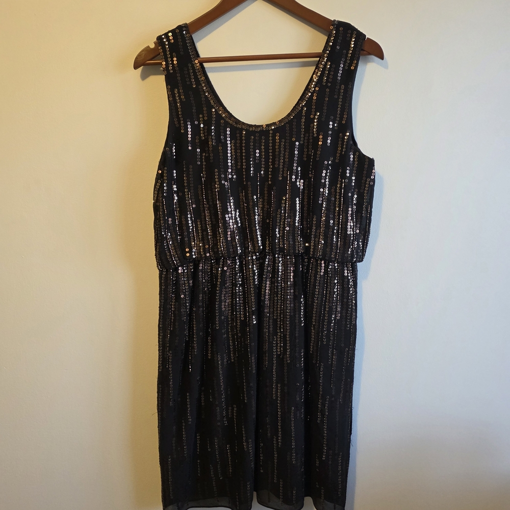 Monsoon Sequin Midi Dress